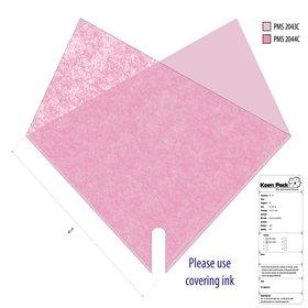 Sleeve Double Louise 70% PCR 40x40xcm pink