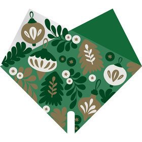 Sleeve Double Hailey 70% PCR 35x35cm green