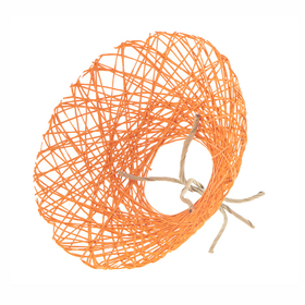 Bouquet holder Paperweb Ø20cm orange