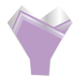 Capuchón Milena 18x19x5in lavender