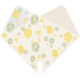 Sleeve Double Lois 70% PCR 35x35cm yellow