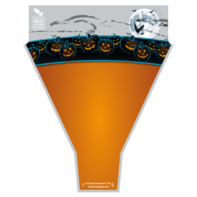 Halloween Twilight Pumpkins 90% PCR 21x14x4in