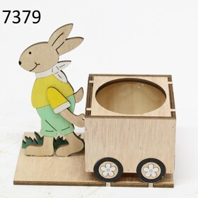 MDF Bunny planter FSC* yellow