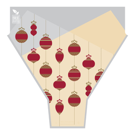 Merry & Bright 90% PCR 21x17x5in cream