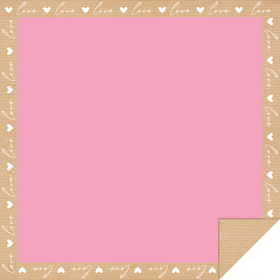 Love Poem 24x24in pink