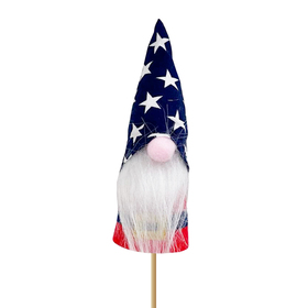 Patriotic Gnome 4.72in on 20in stick