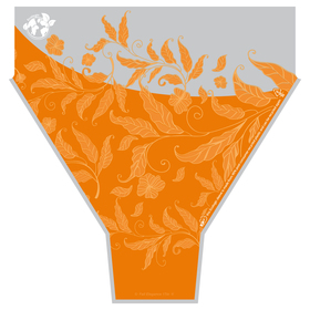 Fall Elegance 90% PCR 21x17x5in naranja