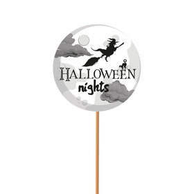 Noches de Halloween 2.75x2.75in on 20in stick