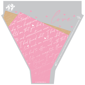 Love Poem 90% PCR 20x17x5in pink
