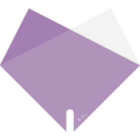 Sleeve Doublé Kraft PCR 70% 35x35cm FSC* lilac