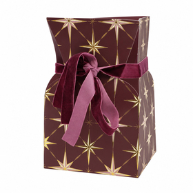 Bouquet box Selena 13x13x20cm FSC* burgundy