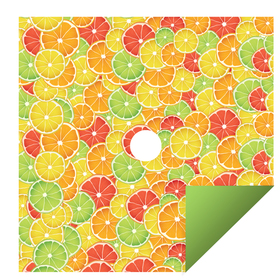 Citrus Punch 24x24in with hole