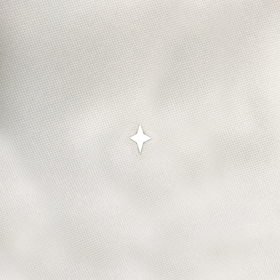 Non Woven Burlap Look 20x20in white/cream + x