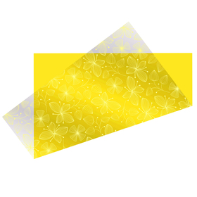 Sheet Melony Pre-folded 75x75cm yellow