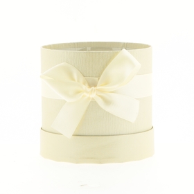 Hat box Posh Ø12.5x12cm FSC* cream