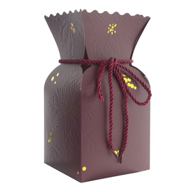 Bouquet box Gloria 13x13x26cm FSC* rood