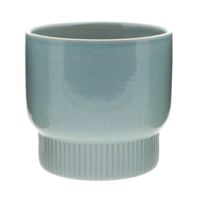 Stoneware pot Milo Ø10,2xH10cm ES9 gray