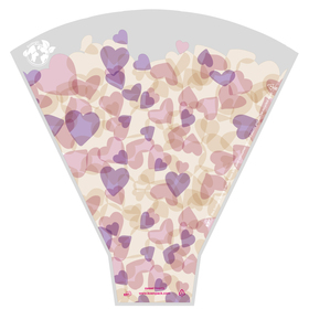 Sweet Hearts 90% PCR 20x17x5in pink