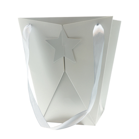 Carrybag Tara 19/19x12/12x22.5cm FSC* silver