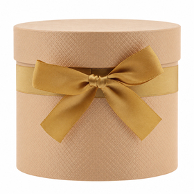 Hat box Posh Ø15x13cm FSC* caramel