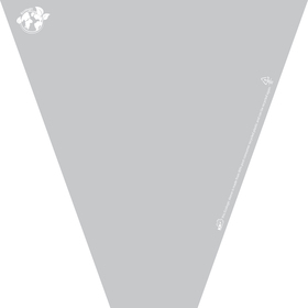 Clear V-Shape 18x18x5in 90% PCR