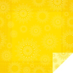 Kaleidoscope 24x24in yellow