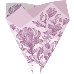 Smartsleeve Fleur 70% PCR 50x44cm lila