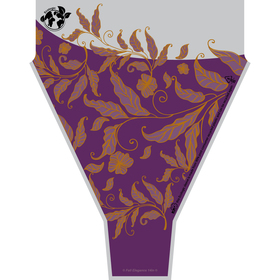 Fall Elegance 90% PCR 21x14x4in purpura