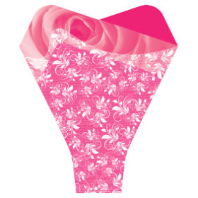 Double Nonwoven Ellen 21x17x5in pink