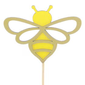 Bee Solbi 7cm auf 50cm Stick FSC* gelb