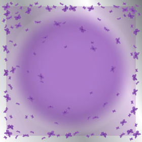 Papillon 24x24in purple