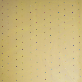 Sheet Organza Jewel 60x60cm yellow