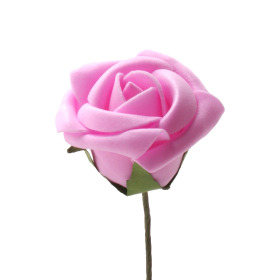 Roos Garden 5cm op 10cm draad roze
