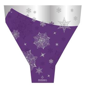 Sleeve Winter Wonderland 21x17x5in purple
