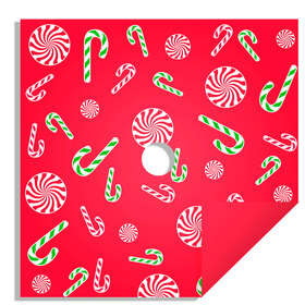 Ruana Peppermint Swirl 24x24in