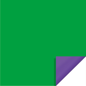 Bi-Color Sheet 24x24in green / purple - colombia only
