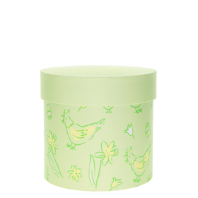 Hat box Nara Ø12.5x12cm FSC* green