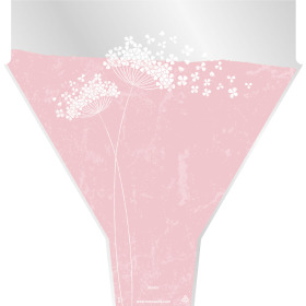 Sleeve Flower Wishes 50x35x10cm pink