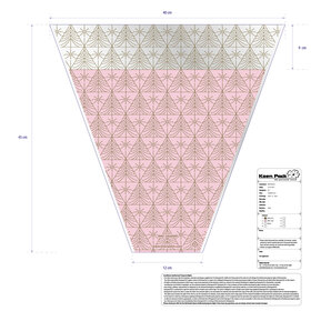 Sleeve Feliz Navidad 50x40x12cm pink