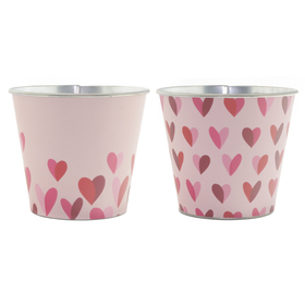 Zinken pot Lova Ø13/9,7xH12cm ES12 assorti x2
