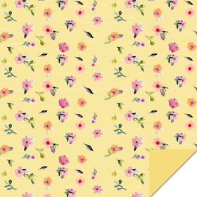 Blossoms 24x24in amarillo