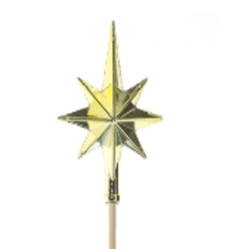 Star Cosmic 8cm on 50cm stick gold