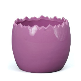 Easter Ceramic pot Egg 4-4.5 lilac