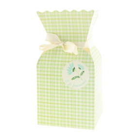 Bouquet box Picknick Field 13x13x26cm FSC* groen V1A