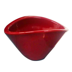 Bowl Noa 9.5x6.25x4.75in bordeaux