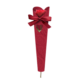 Tube de rose Serenade 48x8x3cm FSC* rouge