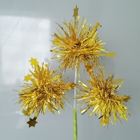 Trio Celebration 7.5cm on 50cm stick