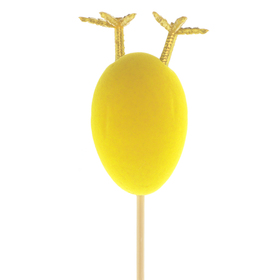 Ei Sunny Side Up 8cm auf 50cm stick gelb