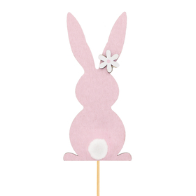 Hop Daisy 10.5cm on 10cm stick FSC* pink