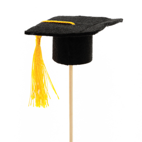 Hat Graduation 6.5cm on 50cm stick
